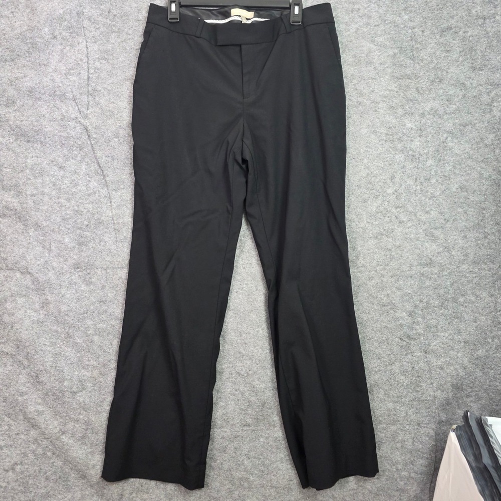 Banana Republic Martin Fit Black Wool Blend Dress Pants Trousers Womens 12